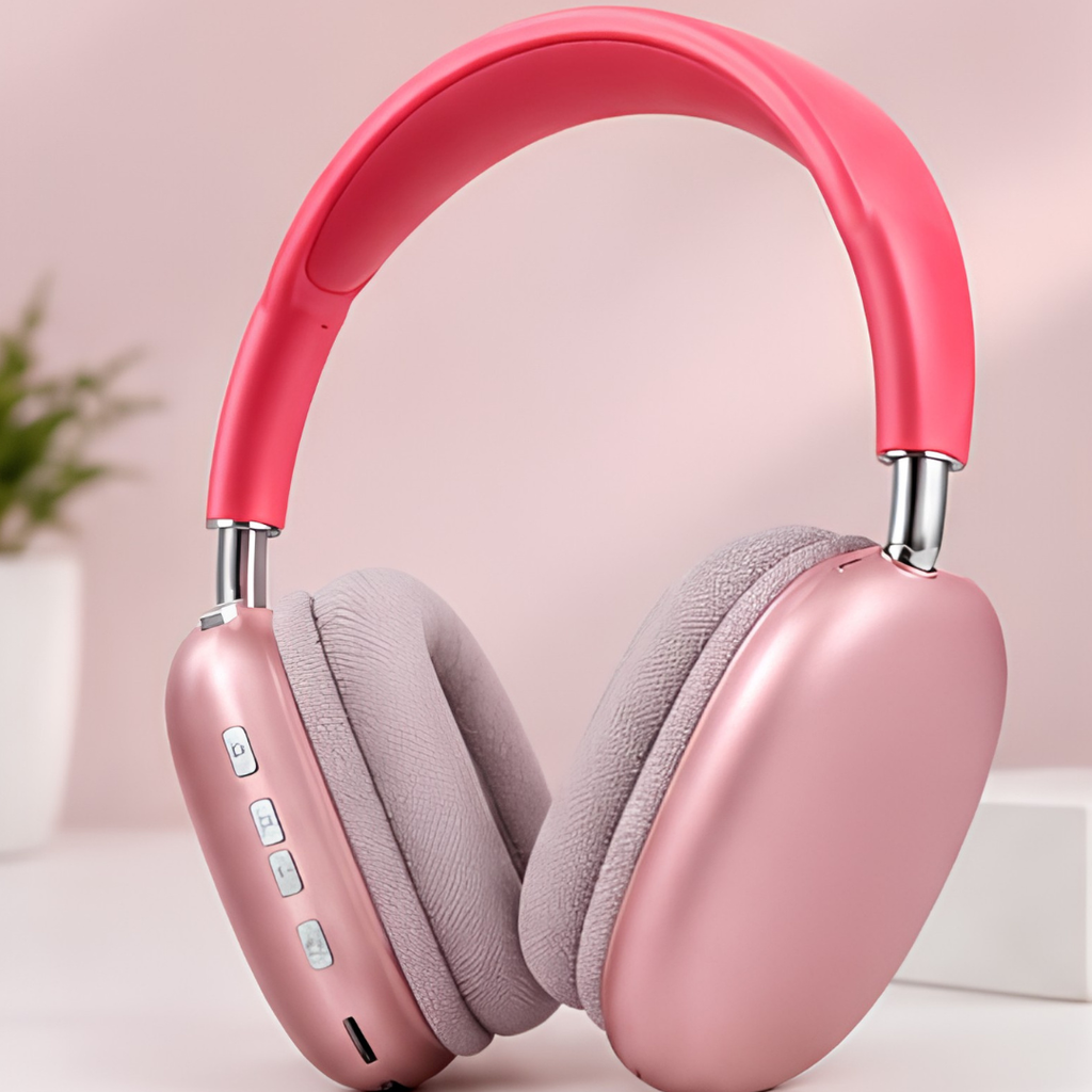 P9 Wireless Headphones (Pink)